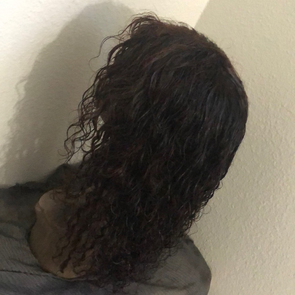 Used human hair lace wig (cut)